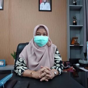 Kepala Dinas Kesehatan (Dinkes) Kota Kendari, drg. Rahminingrum