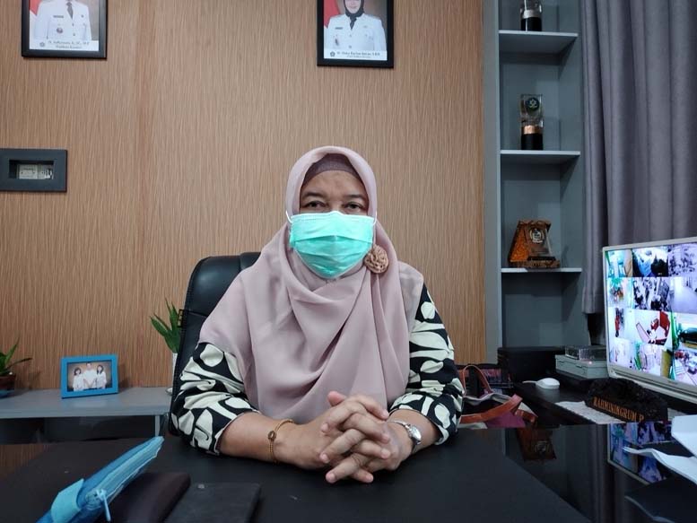 Kepala Dinas Kesehatan (Dinkes) Kota Kendari, drg. Rahminingrum