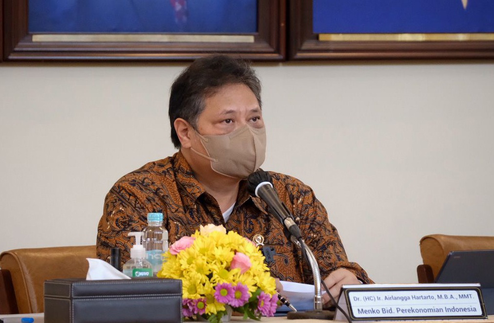 Menteri Koordinator Bidang Perekonomian Airlangga Hartarto