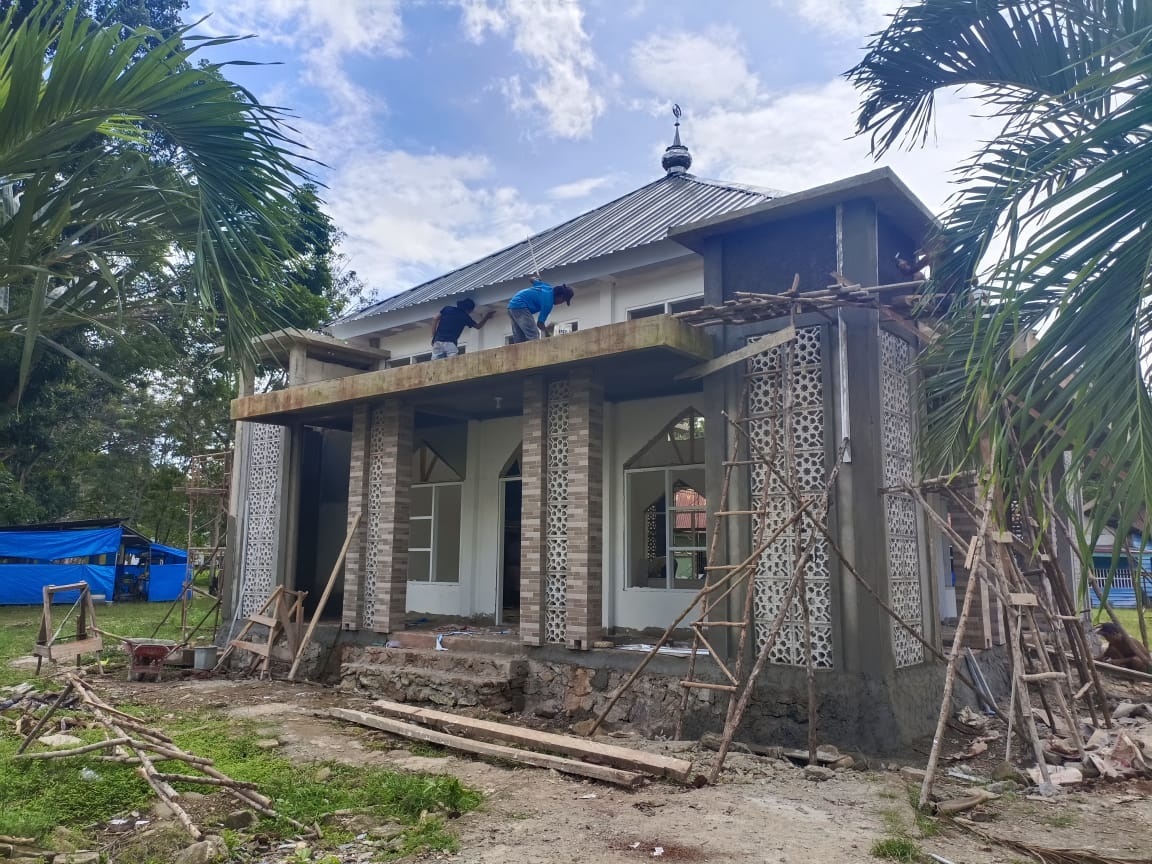 Musala Pemkab Konawe yang terletak di kompleks perkantoran setempat, dalam tahap rehab dengan anggaran Rp 429 juta.