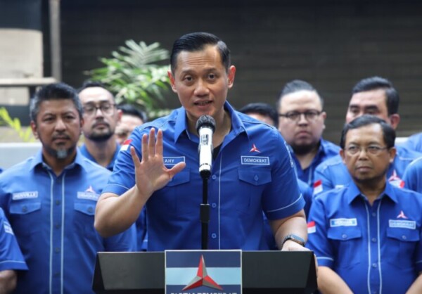 Ketua Umum Partai Demokrat Agus HArimurti Yudhoyono (Dery Ridwansah/JawaPos.com)