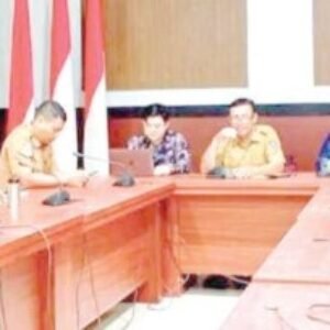 Pemkab Wakatobi bersama BI Sulawesi Tenggara menggelar rapat persiapan peluncuran ERB dan dipimpin langsung Staf Ahli Bupati Wakatobi, Kuhaeri, kemarin