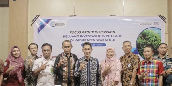 Suasana FDG yang digelar pihak KKP dan Pemkab Wakatobi terkait peluang investasi rumput laut di daerah itu, kemarin