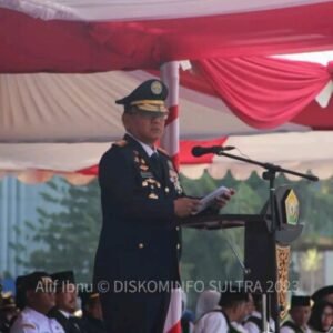 Pj Gubernur Sultra,Andap Budhi Revianto menjadi Irup peringatan Harhubnas 2023 di Halaman Kantor Gubernur Sultra, Senin, 25 September 2023. Pj Gubernur Sultra,Andap Budhi Revianto menjadi Irup peringatan Harhubnas 2023 di Halaman Kantor Gubernur Sultra, Senin, 25 September 2023.