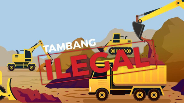 ilustrasi tambang ilegal