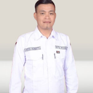 Komisioner KPU Konsel Divisi Perencanaan Data dan Informasi, Anton Roberto